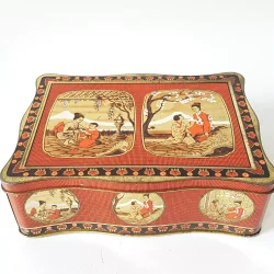 Retro tedse med kinesisk motiv