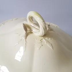 Antik Engelsk creamware suppeterrin