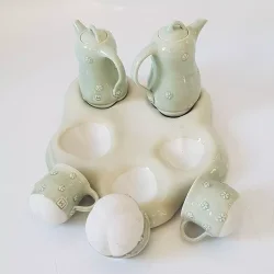 Keramik te/kaffe st for 2 personer