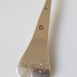 Rosen kagespade / smrrebrds ske i tre trnet slv