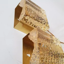 Vitrika Kalmar vglamper i glas og messing