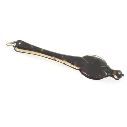 Antik stang lorgnet udfrt i skildpaddeskjold og forgyldt metal