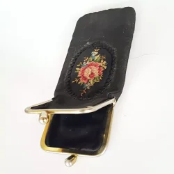 Antik stang lorgnet udfrt i skildpaddeskjold og forgyldt metal