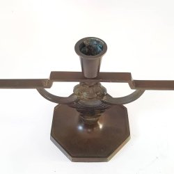 Art Deco bronze lysestage GAB No. 240
