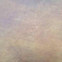 Art Deco bronze skrin GAB No. 206 