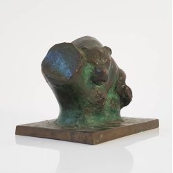 Massiv bronze figur 
