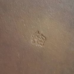 Art Deco bronze fad fra GAB 