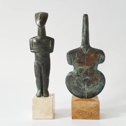 Kykladiske figurer i bronze