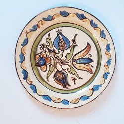 Gammel keramik fad / ophng