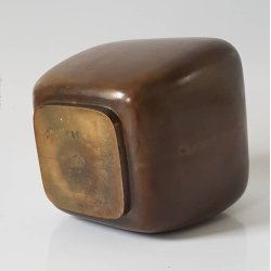 Art Deco bronze vase