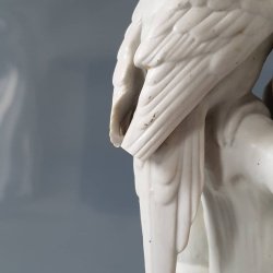 Volkstedt biscuit bordlampe