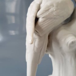 Volkstedt biscuit bordlampe