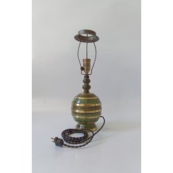 Art Deco SV.M Handarbete bronze lampe