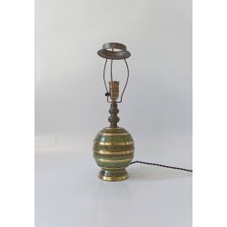 Art Deco SV.M Handarbete bronze lampe
