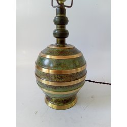 Art Deco SV.M Handarbete bronze lampe