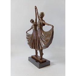 Bronze skulptur i Art Deco stil