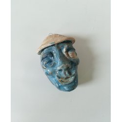 Retro keramik maske / relief