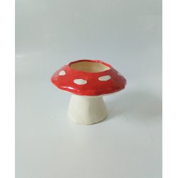 Retro svampevase i keramik