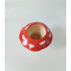 Retro svampevase i keramik