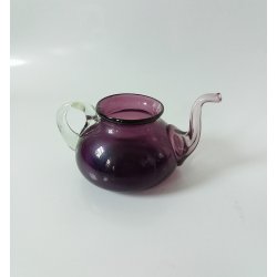 Antik mundblst glas kande 