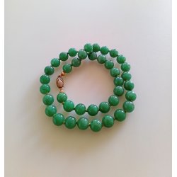 Retro jade halskde 