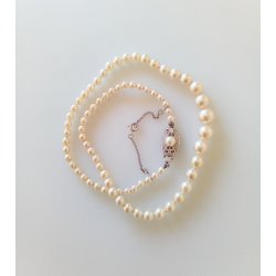 Retro perlekde med slv ls 