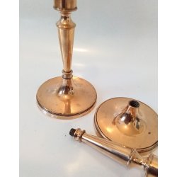 Antikke russiske lysestager i bronze 