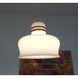 Retro pendel i opalglas 