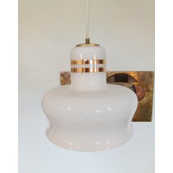 Retro pendel i opalglas 