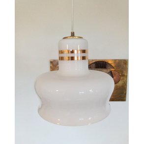 Retro pendel i opalglas 