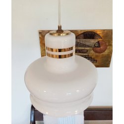 Retro pendel i opalglas 