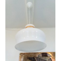 Retro pendel i opalglas 