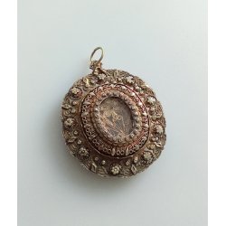 Antik Filippinsk Tambourine vedhng 