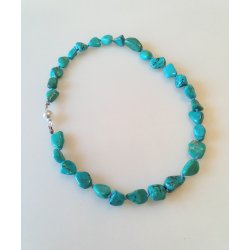 Retro turkis halskde 