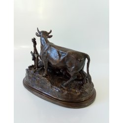 Jules Moigniez bronze skulptur 