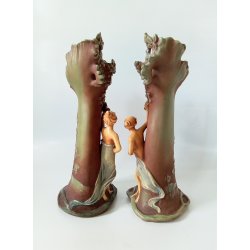 Art Nouveau Bernhard Bloch fajance vaser 