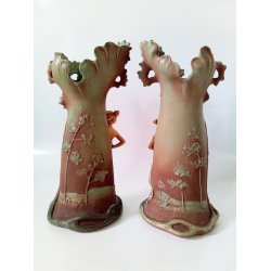 Art Nouveau Bernhard Bloch fajance vaser 