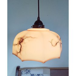 Art Deco glas pendel 