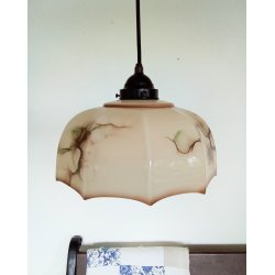 Art Deco glas pendel 