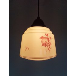 Art Deco glas pendel 