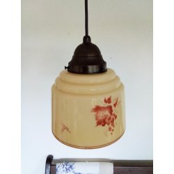 Art Deco glas pendel 