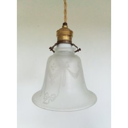 Art Deco glas pendel 