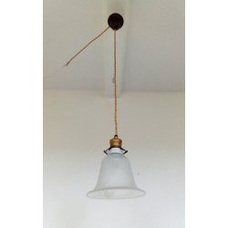 Art Deco glas pendel 