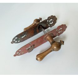 Art Nouveau drgreb i bronze 