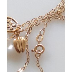 Sv. Christensen halskde i 14 karat guld 