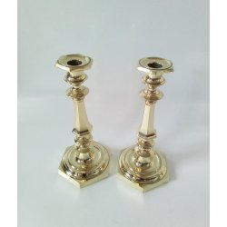 Art Deco Franske lysestager i messing 