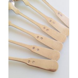 Musling kaffeskeer i slv 