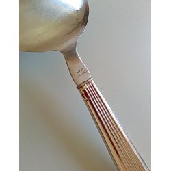 Retro kagespade i slv og rustfrit 