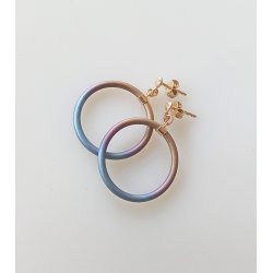 GIFA orestikker i forgyldt slv 