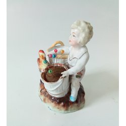 Victoriansk porceln figur / nlepude